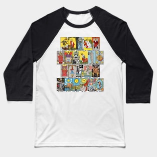 Major Arcana Tarot Cards Baseball T-Shirt